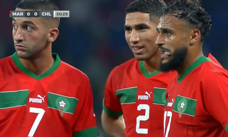 ملخص مباراة المغرب 2-0 تشيلي (مباراة ودية)