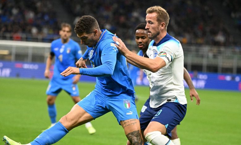 إيطاليا تفوز على إنجلترا وترسلها إلى المستوى الثاني في دوري الأمم الأوروبية