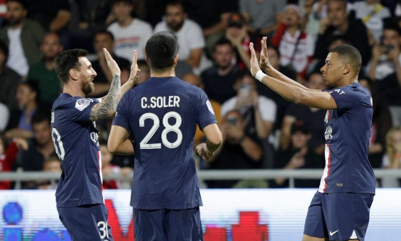 باريس سان جيرمان يفوز على أجاكسيو في الدوري الفرنسي