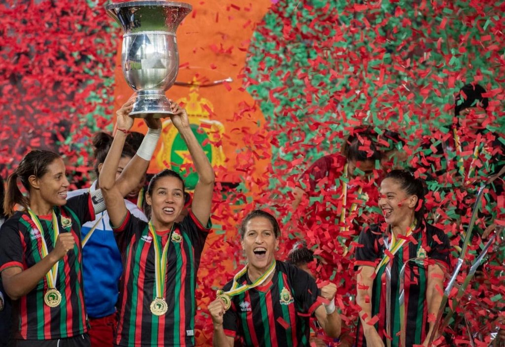 سفارة السويد بالمغرب تهنىء فريق الجيش النسوي الفائز بدوري الابطال