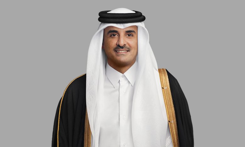 أمير قطر يحضر افتتاح كأس العالم 2022