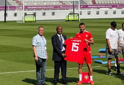 موتسيبي حاضر في تداريب المنتخب الوطني قبل مواجهة كرواتيا