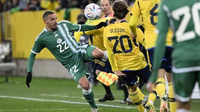 المنتخب الجزائري ينهزم أمام السويد في مباراة ودية