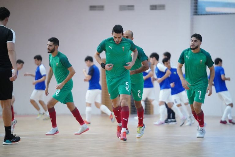 منتخب الفوتسال يفوز على اوزبكستان في مباراة ودية