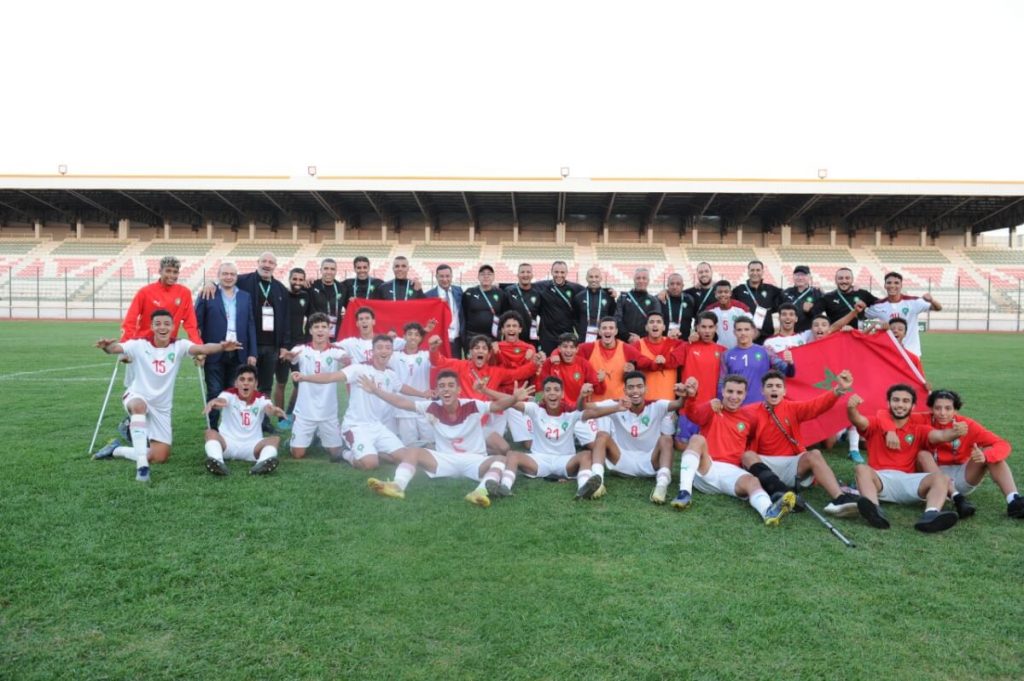 المنتخب المغربي لاقل من 17 سنة يتأهل لكأس افريقيا بالجزائر