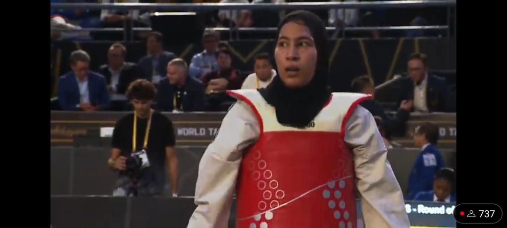 فاطمة الزهراء ابو فارس تتأهل إلى ربع نهائي بطولة العالم للتايكواندو