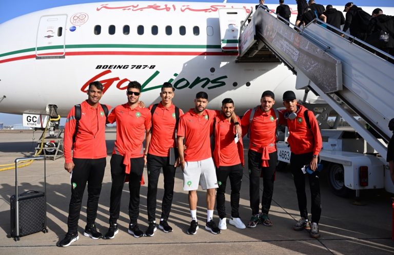 بعثة المنتخب الوطني تطير إلى قطر استعدادا للمشاركة في المونديال