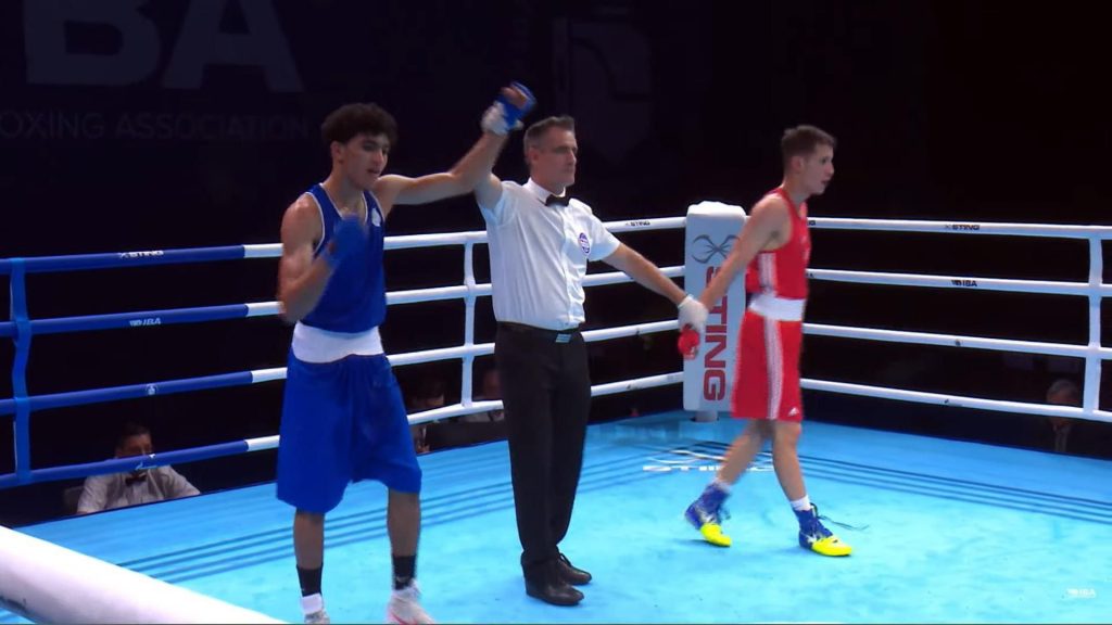 سليمان السمغولي يتأهل إلى ثمن نهائي بطولة العالم للملاكمة شباب في إسبانيا