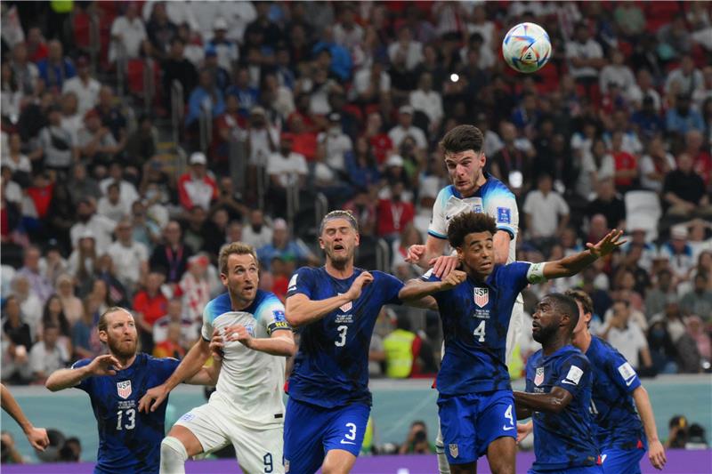 رقم قياسي في مباراة أمريكا وإنجلترا