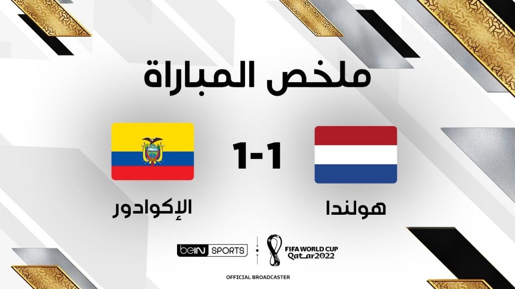 أهداف مباراة هولندا 1-1 إكوادور (كأس العالم)