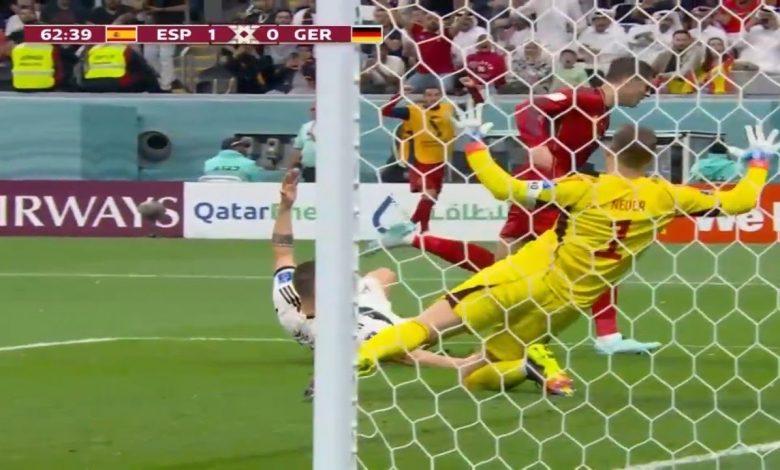 أهداف مباراة إسبانيا 1-1 ألمانيا (كأس العالم)