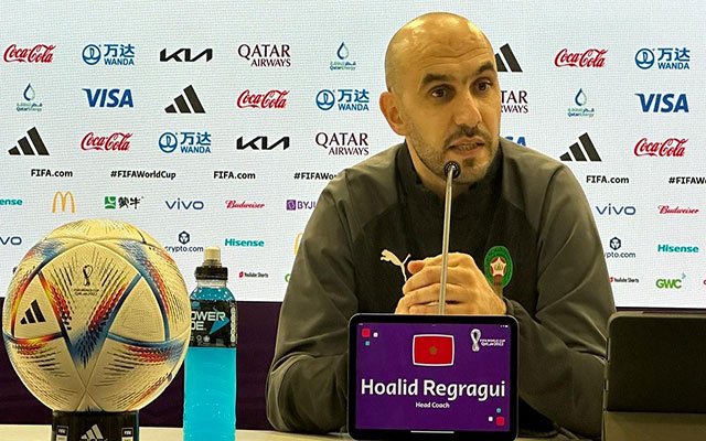 الركراكي : عيادة الفريق ممتلئة والحسم في التشكيلة سيكون صبيحة المباراة