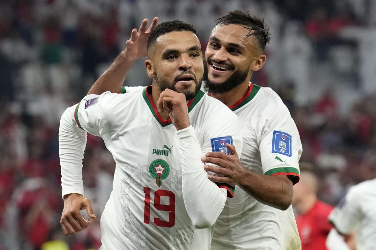 المنتخب المغربي ينهي الشوط الأول متقدما على البرتغال بهدف النصيري