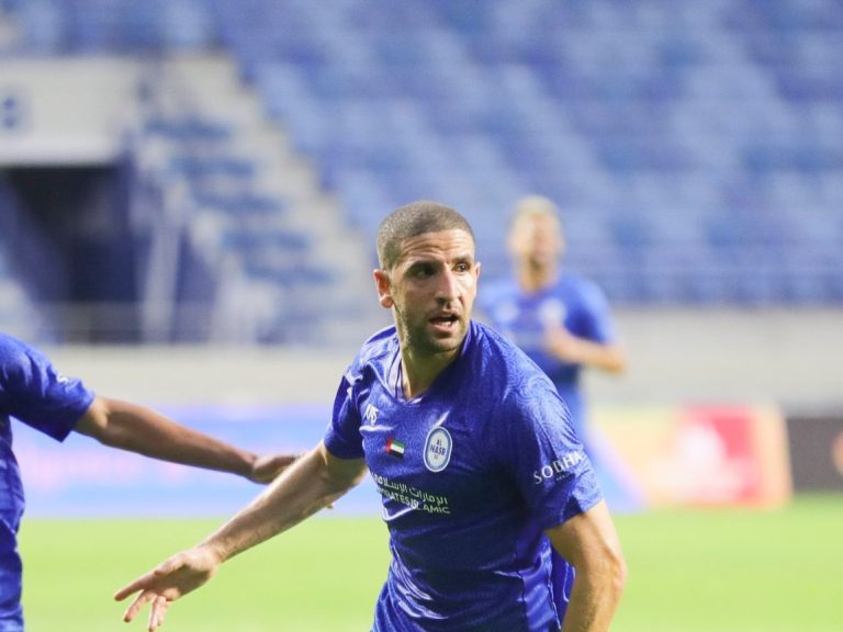 تاعرابت يسجل أول أهدافه في الدوري الإماراتي