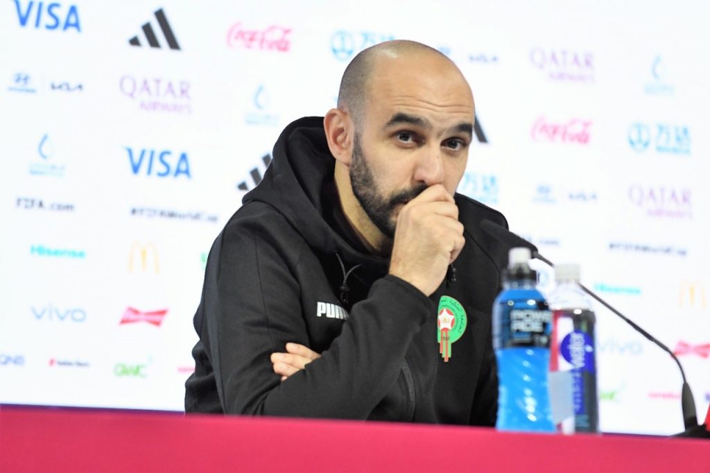 الركراكي : قمنا بتصفية الذهن بعد الهزيمة واللاعبون ما زالو جائعين للفوز