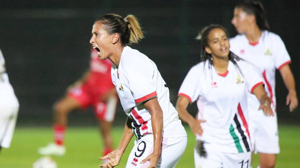 اللاعبة المغربية إبتسام الجريدي تسجل 6 أهداف مع فريقها في الدوري السعودي للسيدات