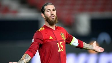 راموس يرفع معنويات لاعبي المنتخب الاسباني عقب الاقصاء امام المغرب