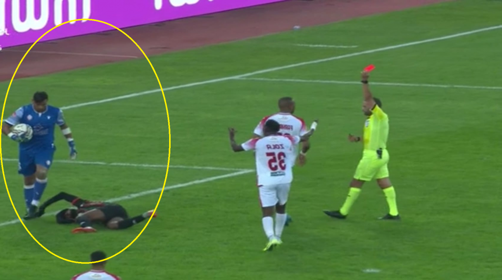 رضا التكناوتي يعتذر عن تصرفه اللارياضي في مباراة الكلاسيكو