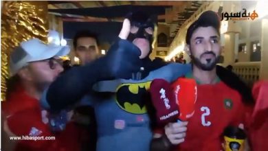 باتمان ناشط بعد فوز المغرب التاريخي على اسبانيا