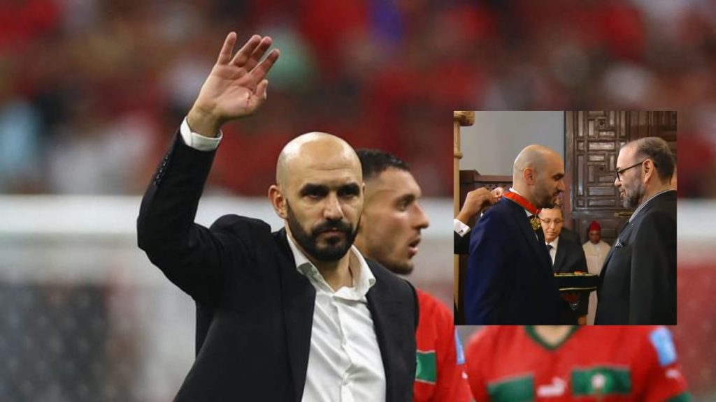 الركراكي : الاستقبال الملكي حلم كبير لكل شخص.. وكنا نريد تحقيق المزيد في المونديال