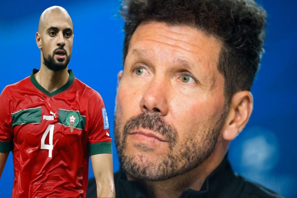 سيميوني معجب بأمرابط ويرغب في ضمه إلى أتلتيكو مدريد