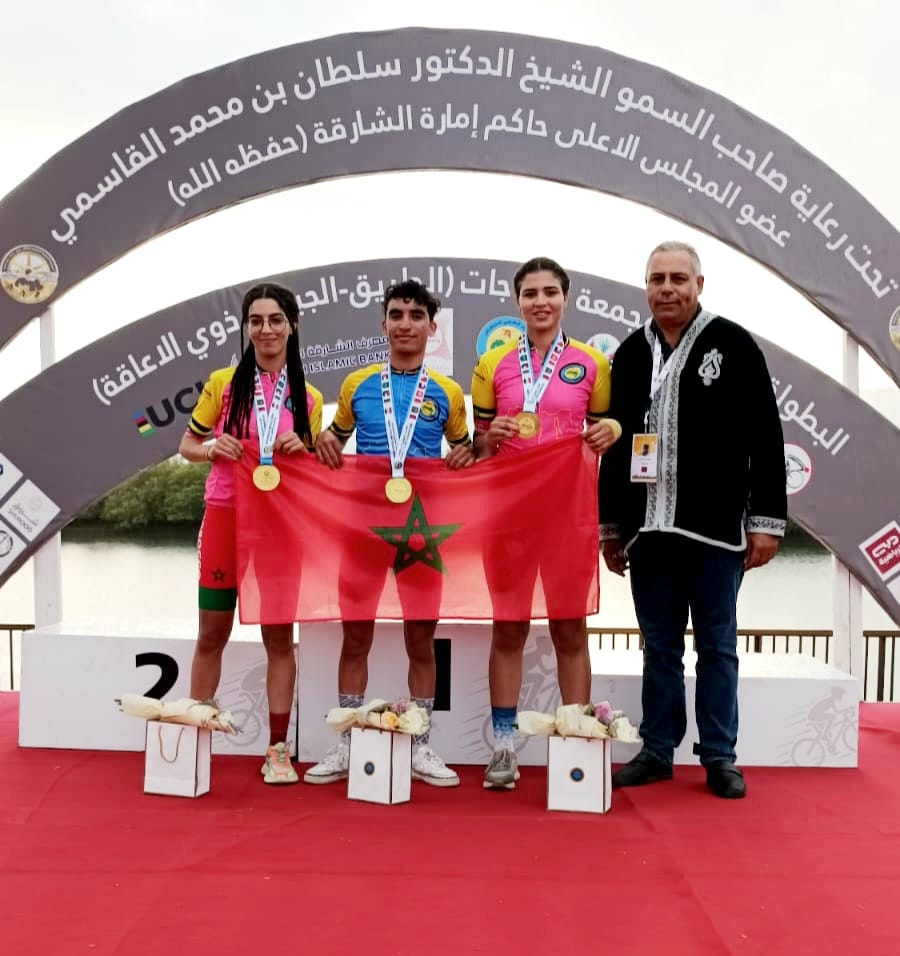 ثلاث ذهبيات للمغرب في اليوم الأول من منافسات البطولة العربية للدراجات الجبلية