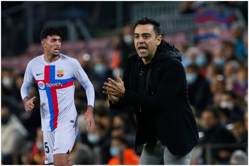 تشافي يعول على المدافع المغربي شادي رياض لتعويض بيكيه في دفاع برشلونة