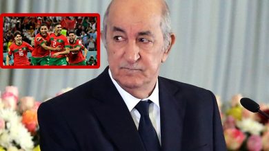 رئيس الجزائر يشيد بإنجاز المنتخب الوطني المغربي في كأس العالم