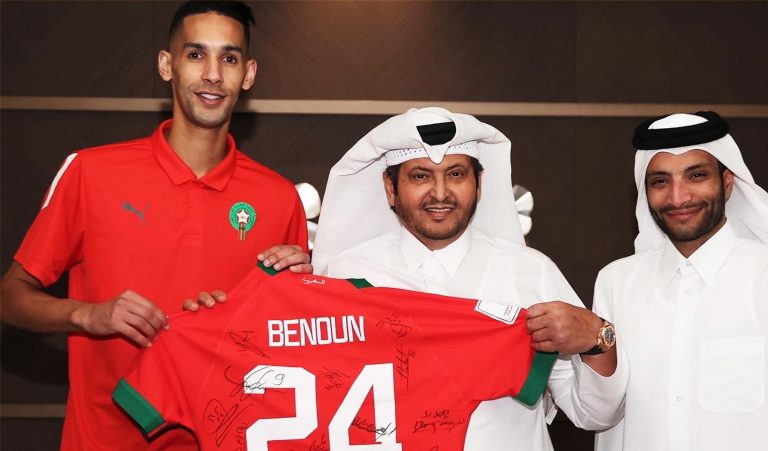 نادي قطر يهنئ بدر بانون على المشاركة المميزة لأسود الأطلس في كأس العالم