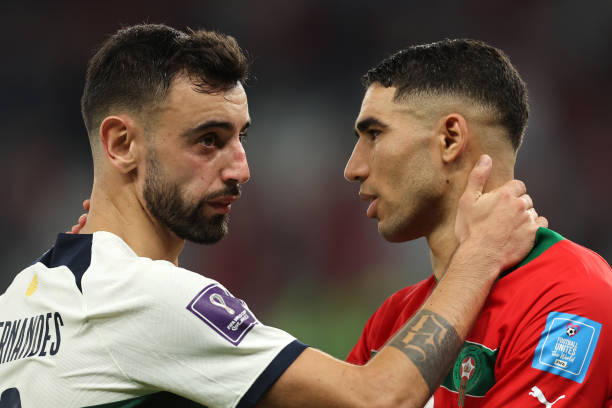 برونو فيرنانديز (لاعب البرتغال) : أهنئ المنتخب المغربي على مباراته الرائعة وتأهله إلى نصف النهائي عن جدارة