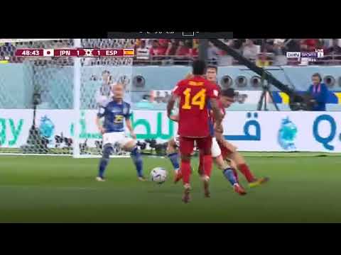 أهداف مباراة إسبانيا 1-2 اليابان (كأس العالم)