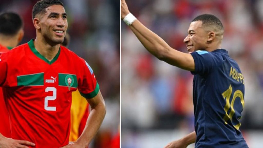 مواجهة ثنائية خاصة منتظرة بين حكمي ومبابي في نصف نهائي كأس العالم