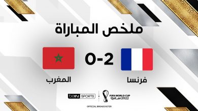 ملخص مباراة المغرب 0-2 فرنسا (نصف نهائي كأس العالم)