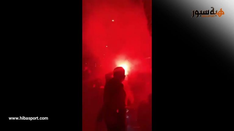 احتفالات الجالية المغربية بهولندا بعد فوز المغرب على البرتغال في كأس العالم قطر