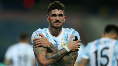 الإصابة تهدد مشاركة دي بول مع الأرجنتين في ربع نهائي كأس العالم