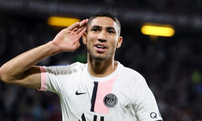 حكيمي يعزز قائمة باريس سان جيرمان أمام رين في الدوري الفرنسي