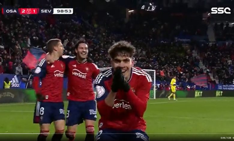 فيديو.. الزلزولي يسجل في مرمى ياسين بونو ضمن ربع نهائي كأس ملك إسبانيا