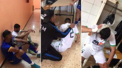 بالفيديو : فوضى وشغب واعتداء على الحكم واللاعبين في الدوري الجزائري