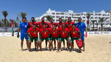 منتخب الكرة الشاطئية يدك شباك ليبيا بحصة تقيلة جدا