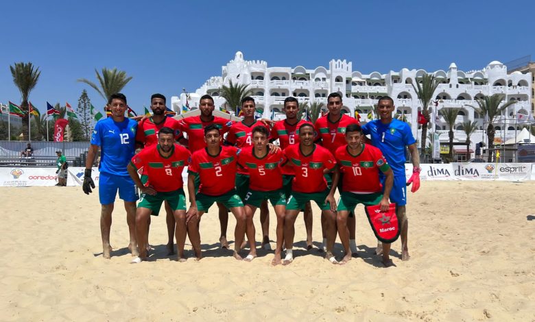 منتخب الكرة الشاطئية يدك شباك ليبيا بحصة تقيلة جدا