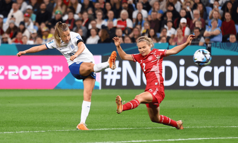 إنجلترا تفوز على الدنمارك في كأس العالم للسيدات