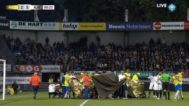 توقف مباراة في الدوري الهولندي بعد نقل حارس فالفيك في حالة خطيرة إلى المستشفى