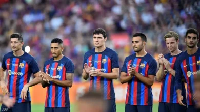 قرار حكومي يمنع لاعبي برشلونة من الإستحمام