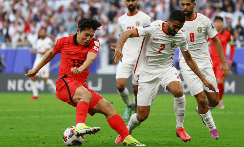 عموتة يقود الأردن لتعادل مثير أمام كوريا الجنوبية في كأس آسيا