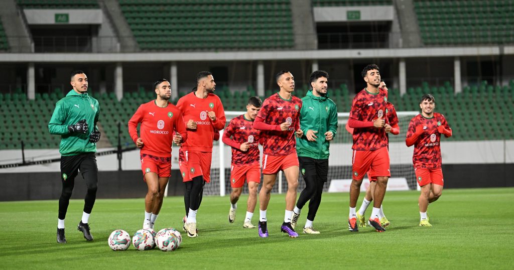 المنتخب الوطني يخوض حصته قبل الأخيرة استعدادا لمواجهة موريتانيا