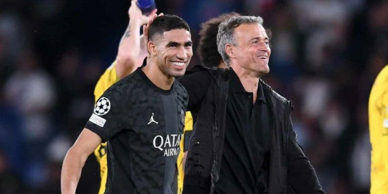 حكيمي يعزز صفوف باريس سان جيرمان في موقعة الإياب أمام برشلونة