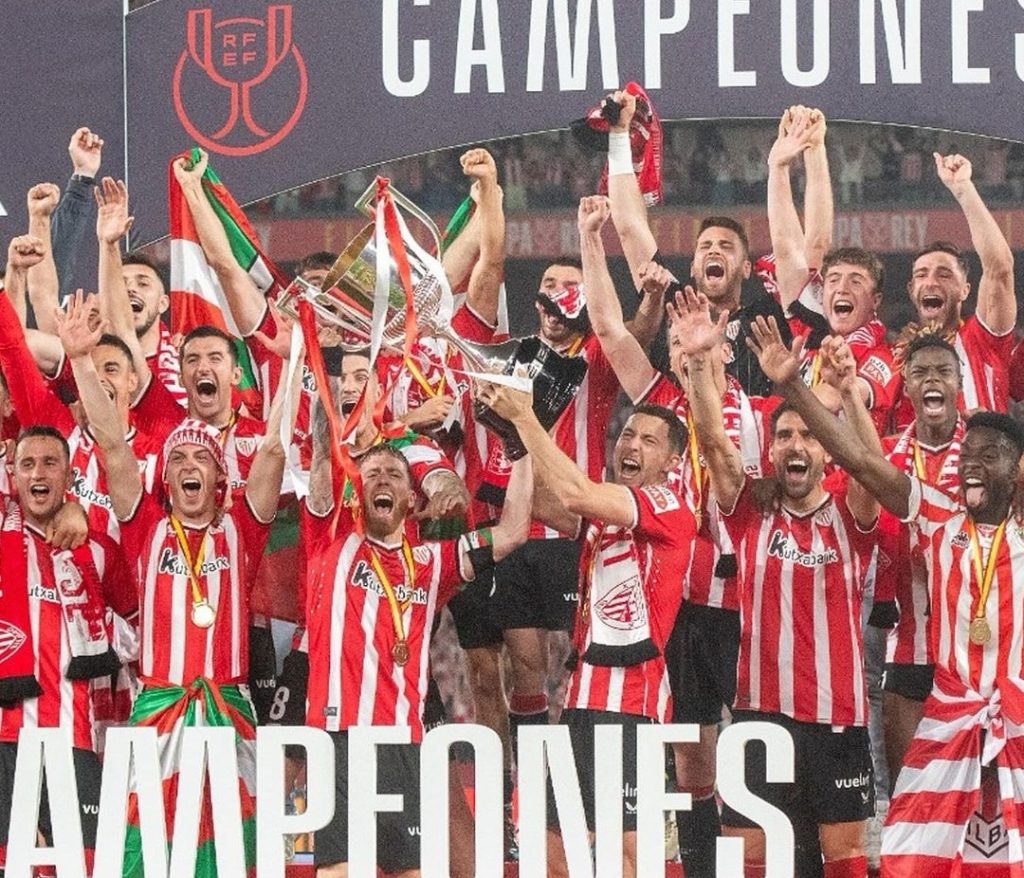 أتلتيك بلباو يفك النحس يتوج بكأس ملك إسبانيا