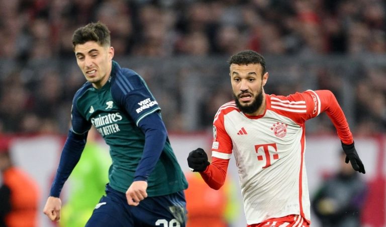بمشاركة مزراوي.. بايرن ميونيخ يطيح بأرسنال ويتأهل إلى نصف نهائي دوري الأبطال