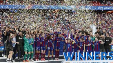 برشلونة يتوج بدوري أبطال اروبا للسيدات على حساب ليون