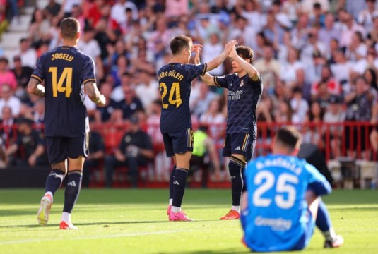 ابراهيم دياز يتألق بثنائية في شباك غرناطة ويساهم فوز الريال برباعية